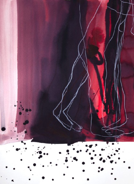 Take a look inside, 2023, 76x56cm, watercolors on paper