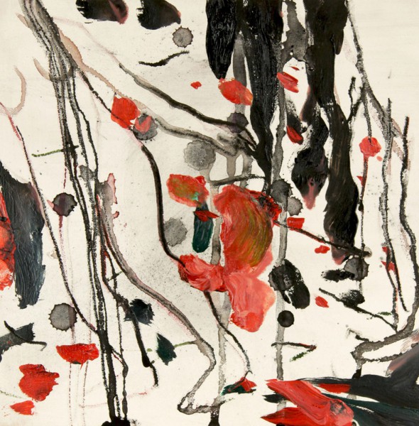 Vie fantomatique, 2021, 20x20 cm, l'huile sur bois