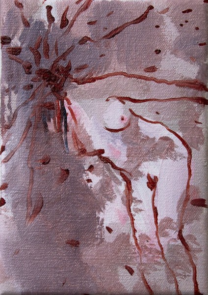 No title, 2024, oil on canvas, 20x14cm