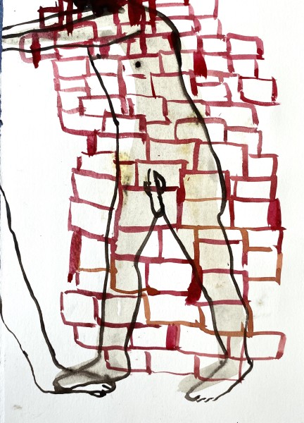No title, 2023, watercolors on paper, 32x24 cm